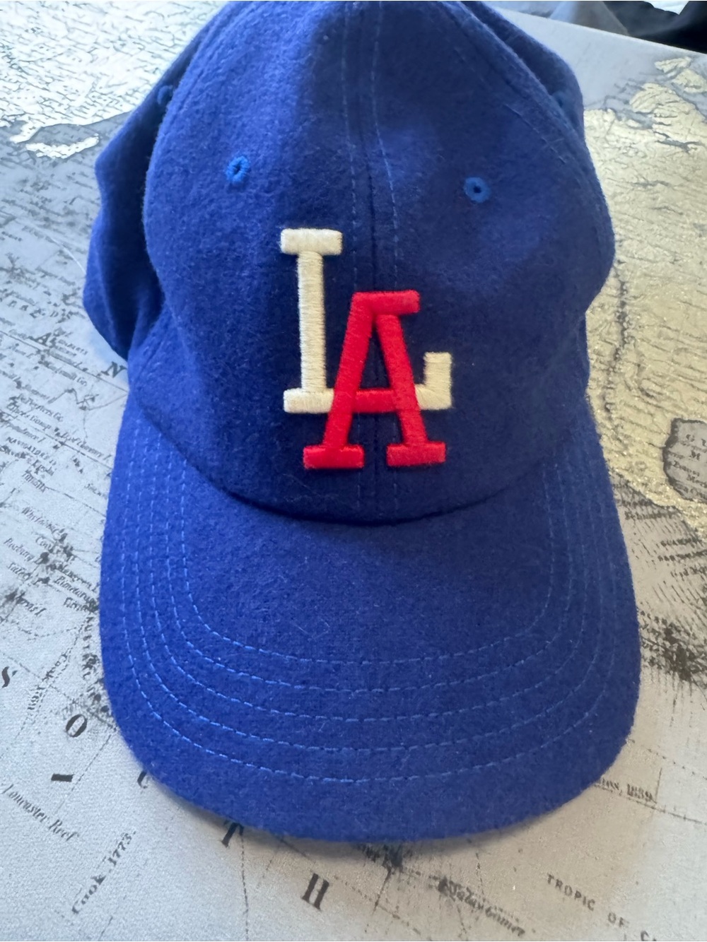Vtg Los Angeles Angels Hat Strapback American Needle Archive PCL Pacific Coast